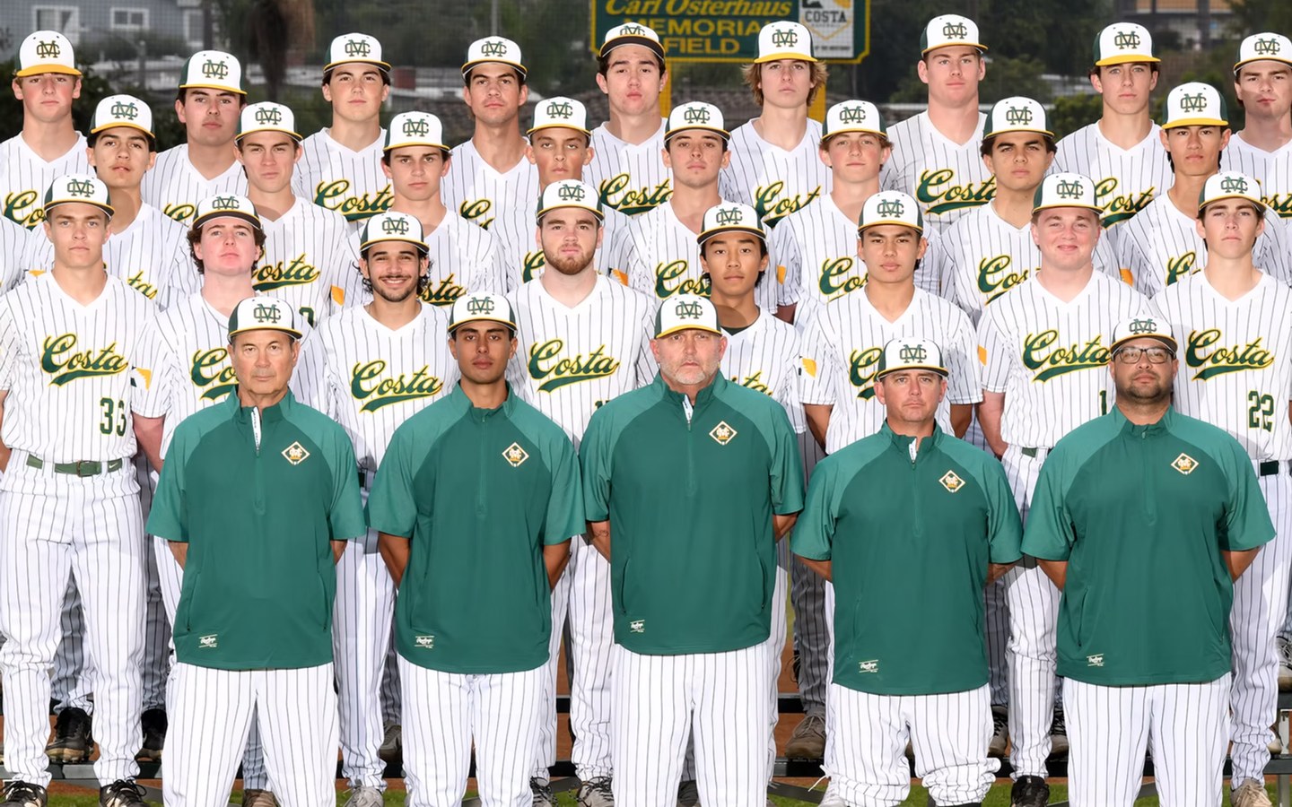 Mira Costa Varsity Baseball 2026