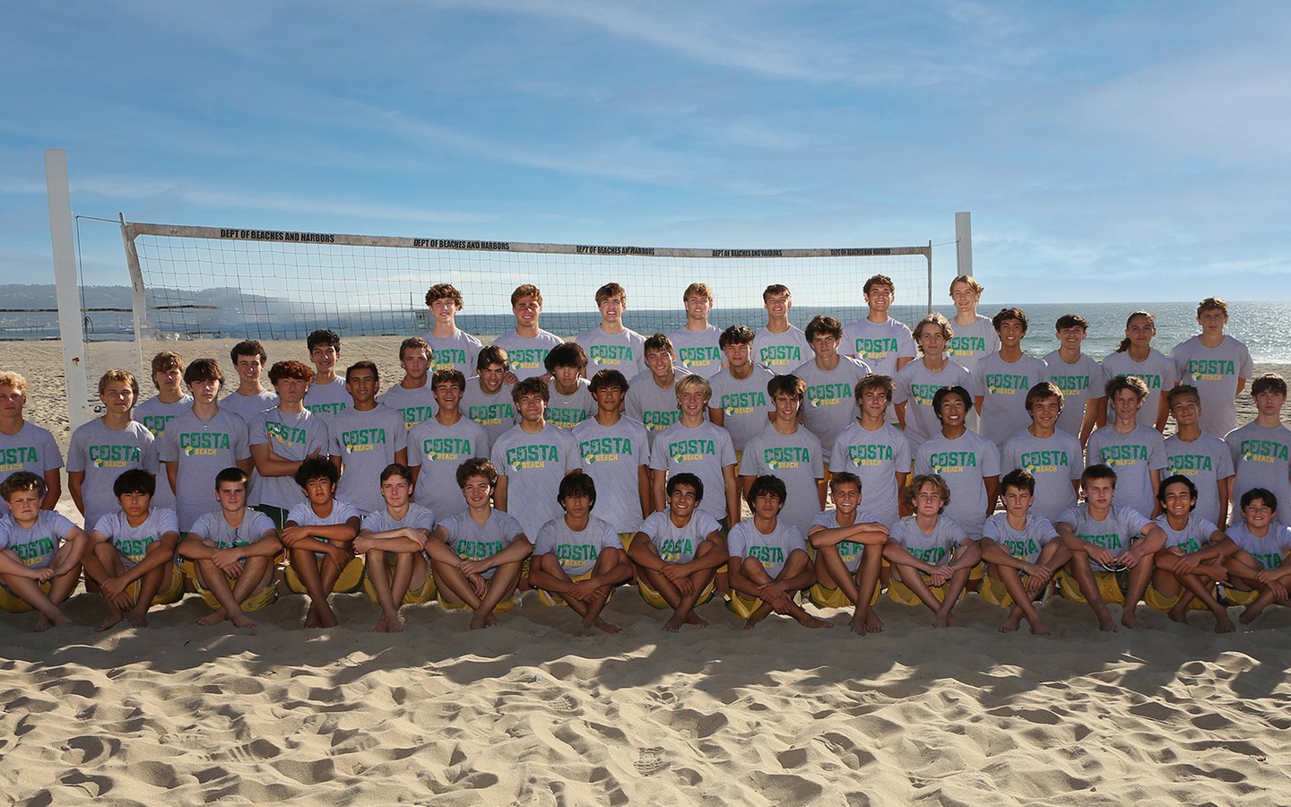 Mira Costa Boys Beach Volleyball 2026 team