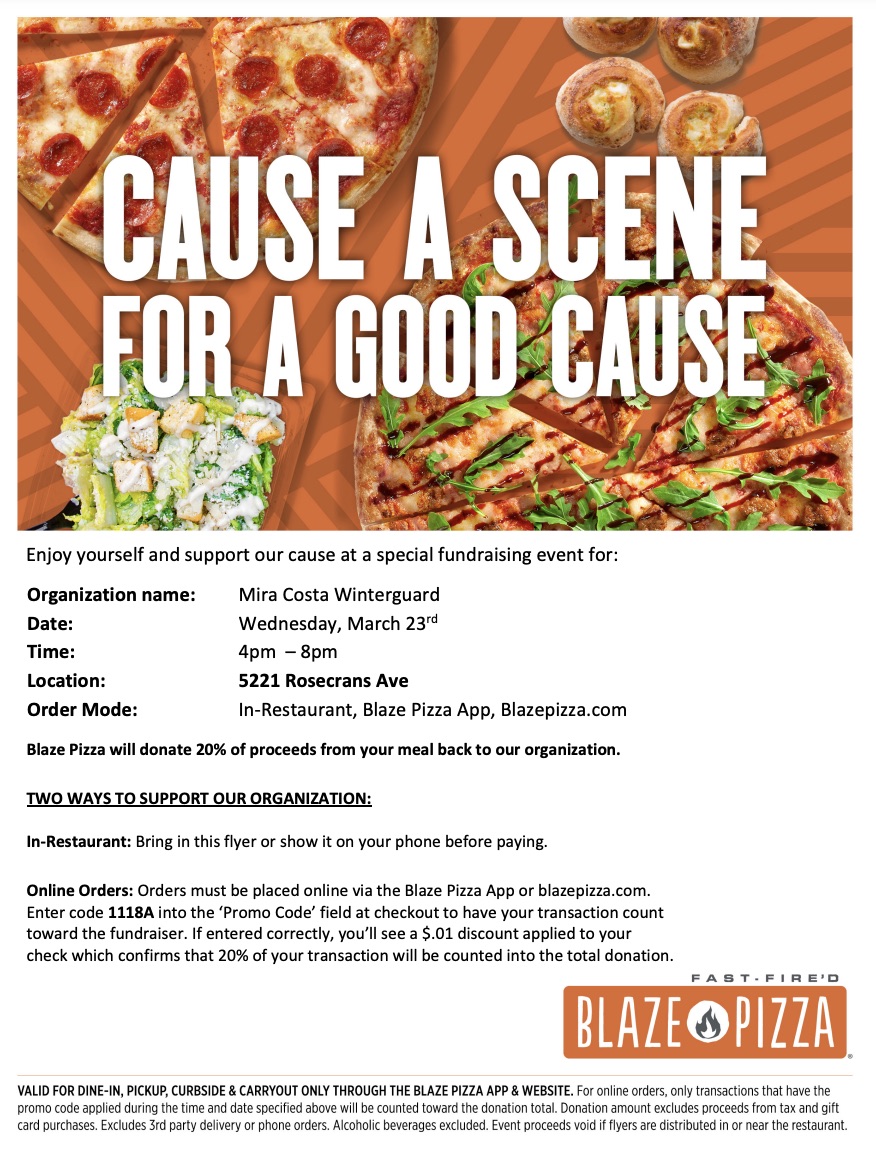 Blaze Pizza Flyer small MBX Foundation