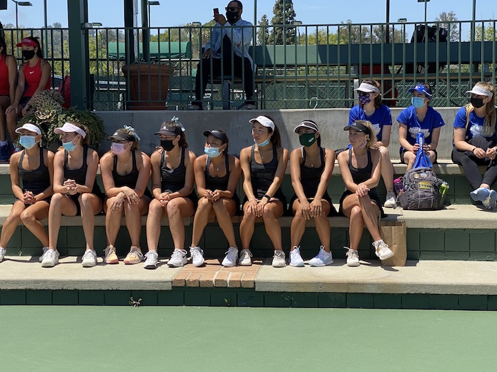 Peninsula girls tennis edges Mira Costa in round-robin tiebreaker